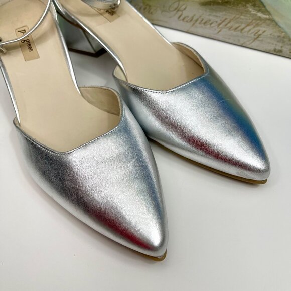 Paul Green Willa Mary Jane  Pumps in Silver Size 4 / US 6.5 - Picture 8 of 15
